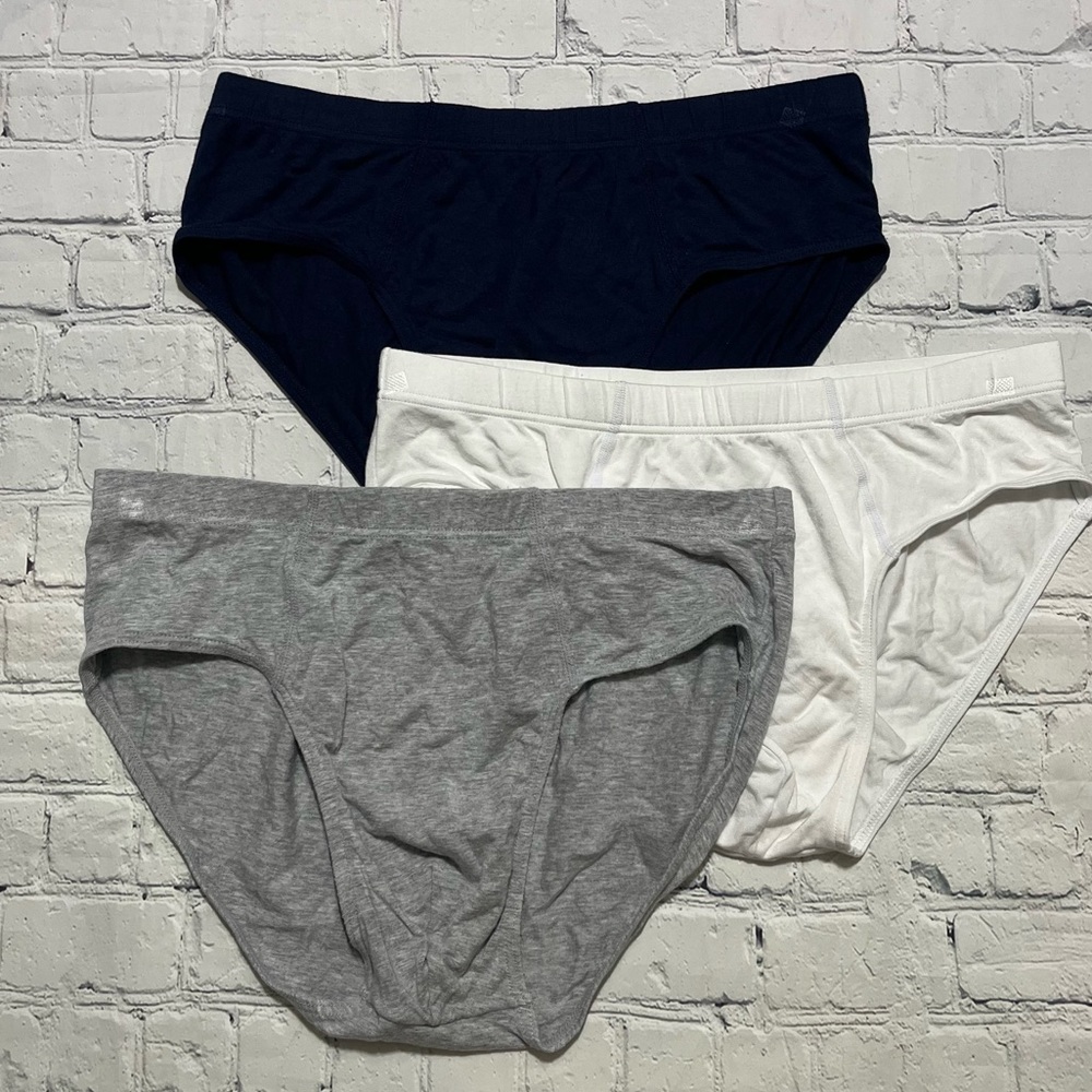 Tani USA Men’s 3 pack SilkCut Briefs Multi Color, Size M